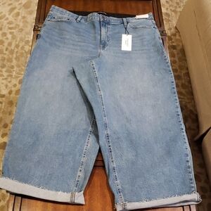 Calvin Klein High Rise Wide Leg Jeans 18W NWT